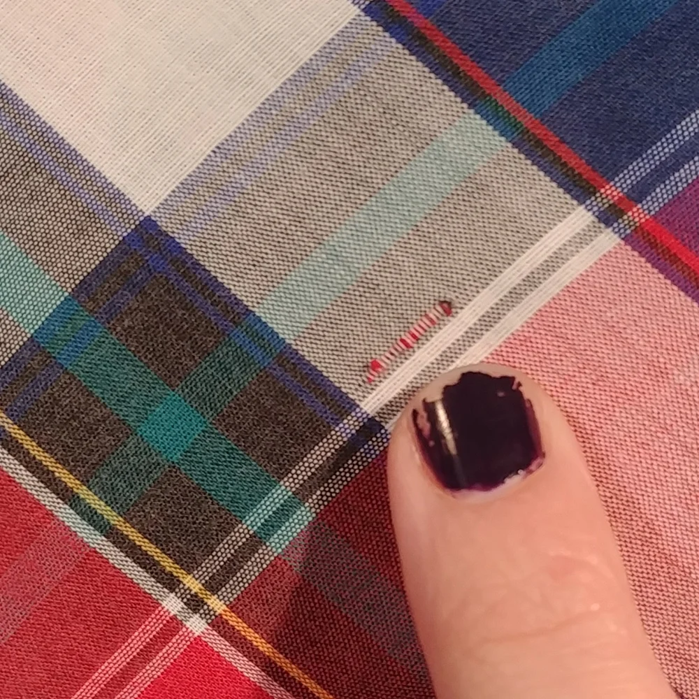 Vintagr Wrangler Red Plaid Western Shirt - Picture 5 of 8